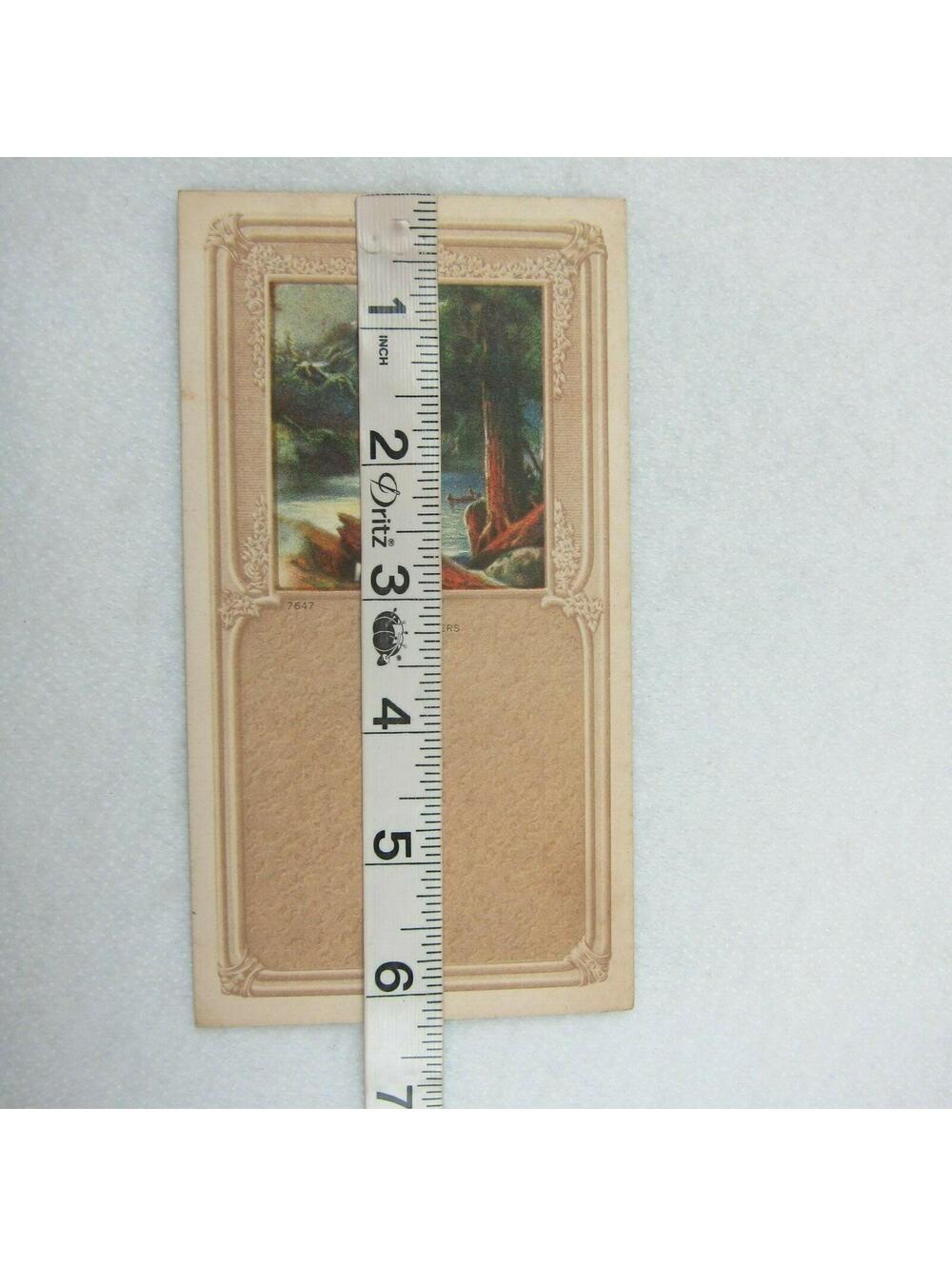 Vintage R. Atkinson Fox Calendar Blank Print Falling Waters Nature Scene RARE - Picture 11 of 12